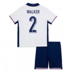 Billiga England Kyle Walker #2 Hemmatröja Barn EM 2024 Kortärmad (+ Korta byxor)